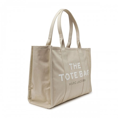 BEIGE CANVAS TOTE BAG