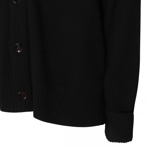 BLACK WOOL KNITWEAR