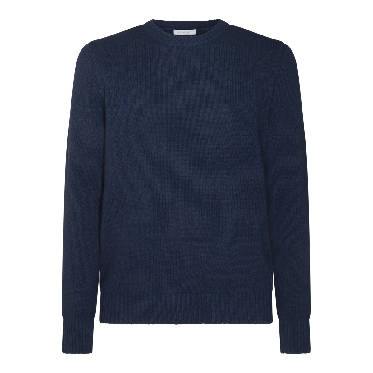 BLUE WOOL KNITWEAR