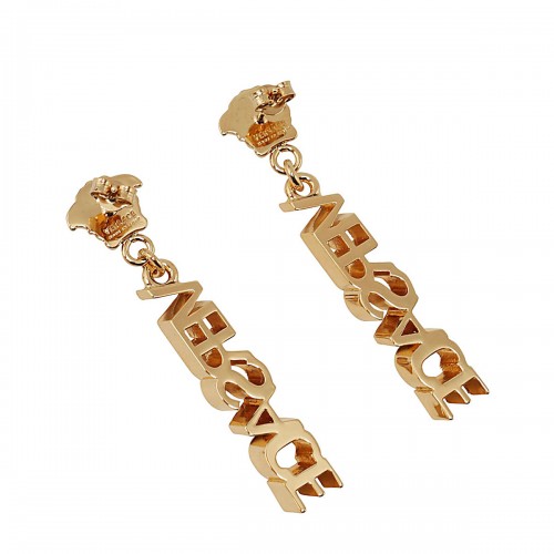 GOLD-TONE BRASS EARRINGS