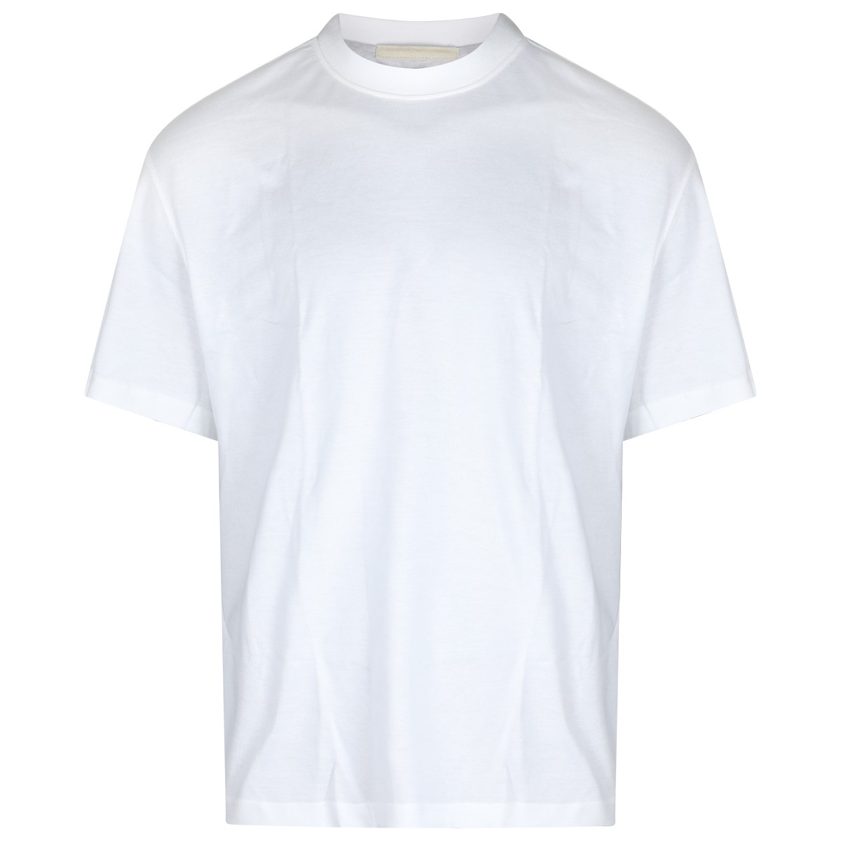 WHITE COTTON T-SHIRT