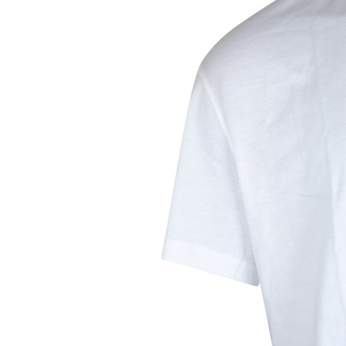 WHITE COTTON T-SHIRT