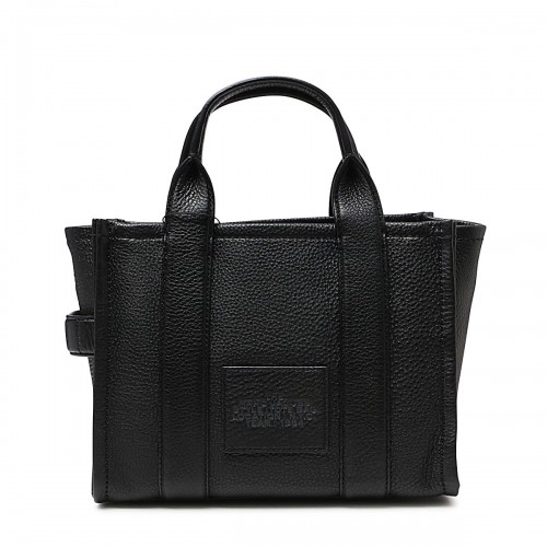 BLACK LEATHER THE MINI TOTE BAG