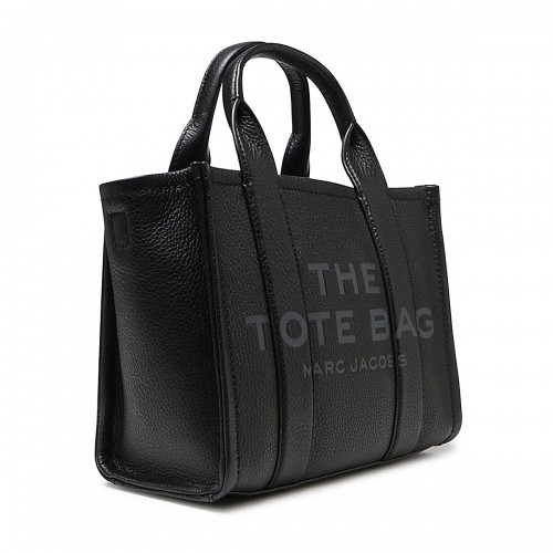 BLACK LEATHER THE MINI TOTE BAG