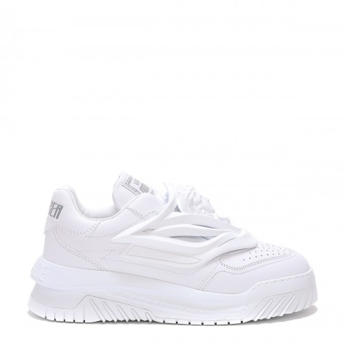 WHITE LEATHER ODISSEA SNEAKERS