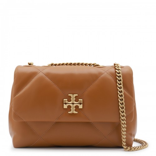 BROWN LEATHER KIRA SHOULDER BAG