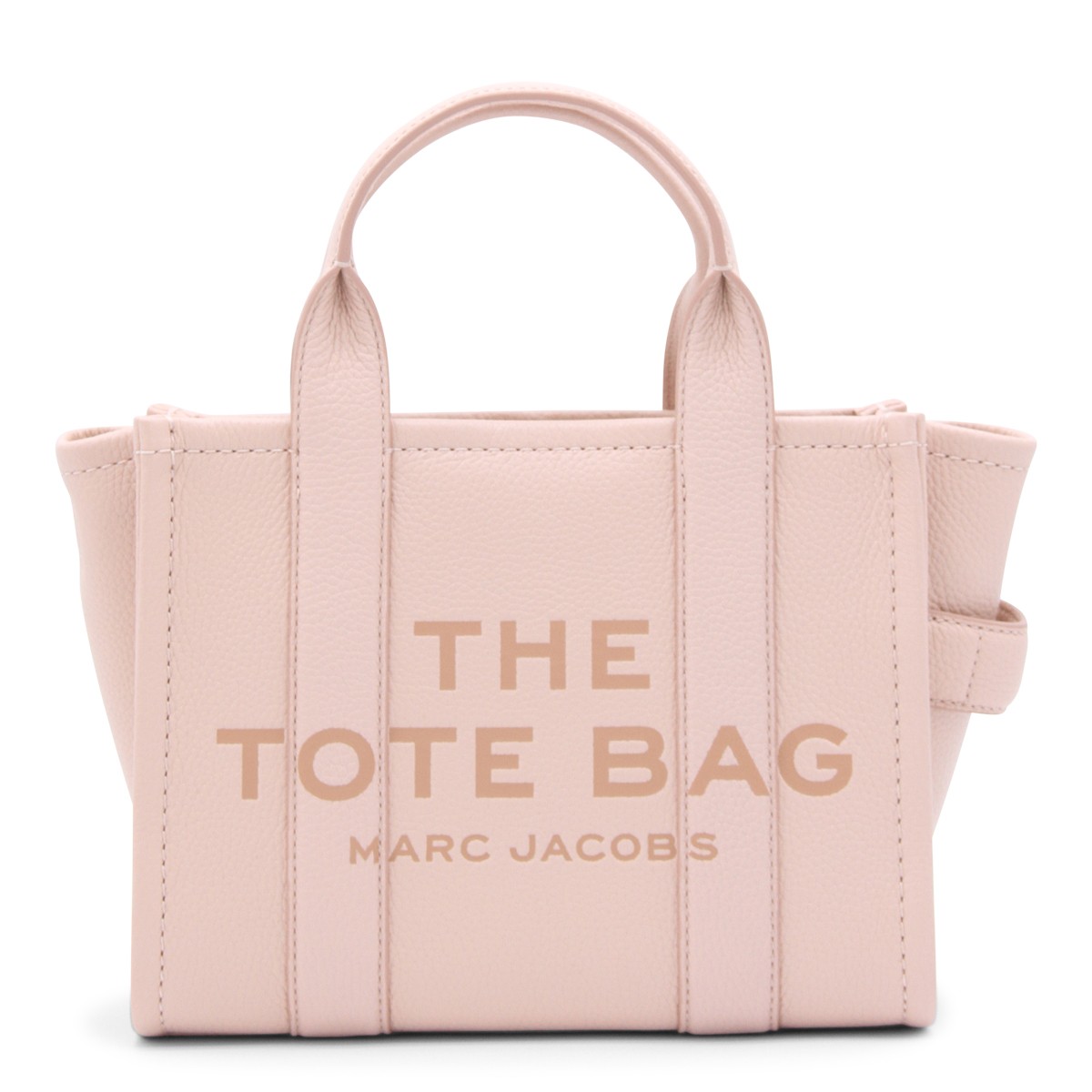 PINK LEATHER TOTE BAG