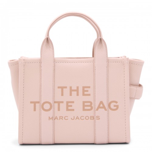 PINK LEATHER TOTE BAG