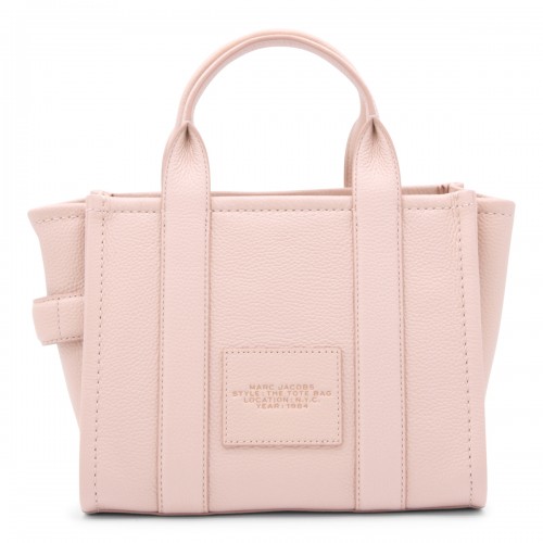 PINK LEATHER TOTE BAG