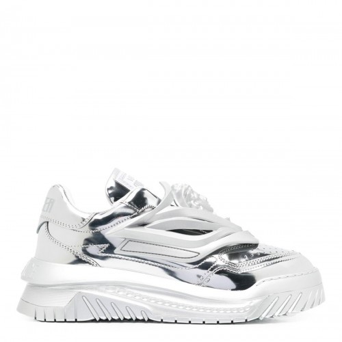 SILVER LEATHER ODISSEA SNEAKERS