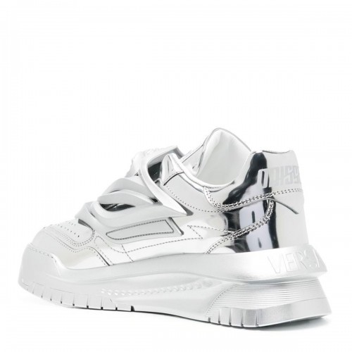 SILVER LEATHER ODISSEA SNEAKERS