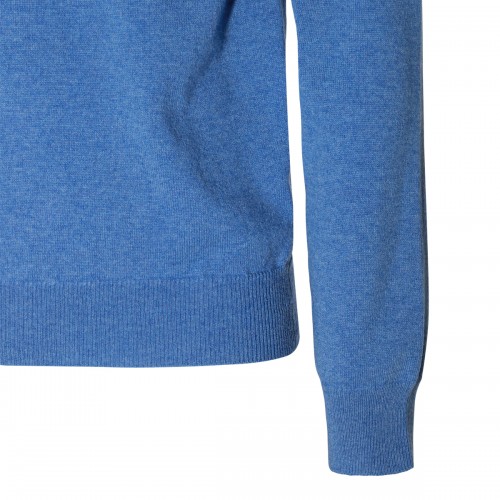 BLUE WOOL KNITWEAR