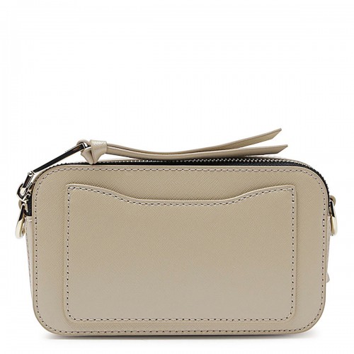 BEIGE LEATHER THE SNAPSHOT CROSSBODY BAG