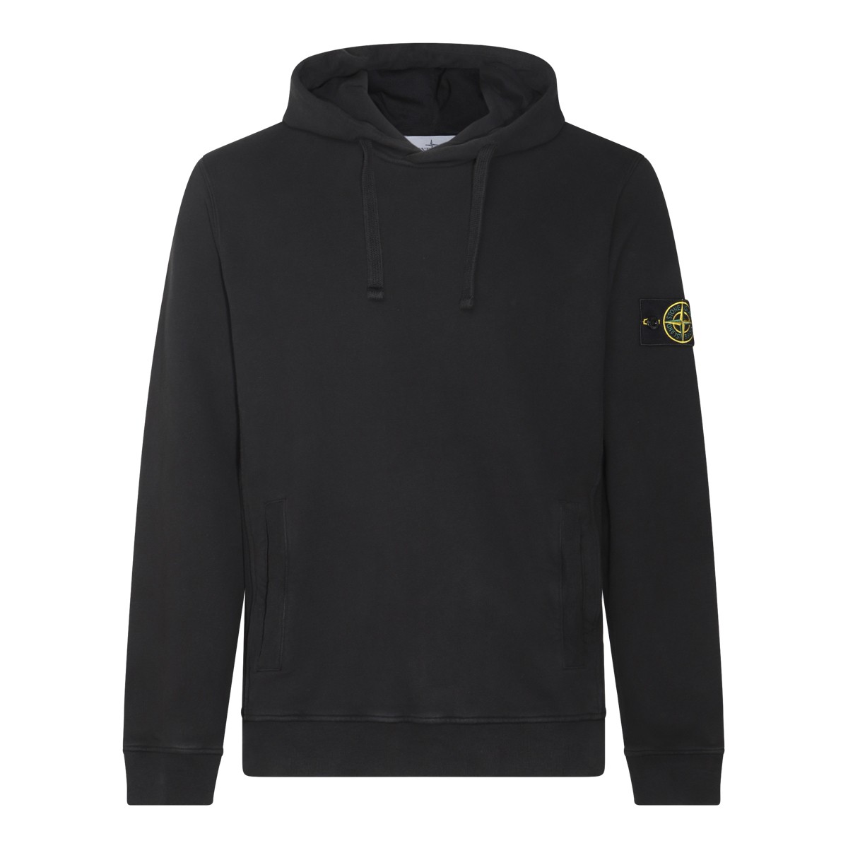 BLACK COTTON SWEATSHIRT