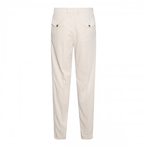 WHITE COTTON PANTS