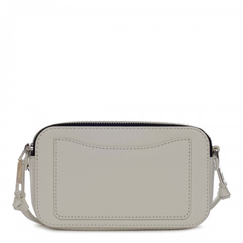 WHITE LEATHER THE SNAPSHOT CROSSBODY BAG