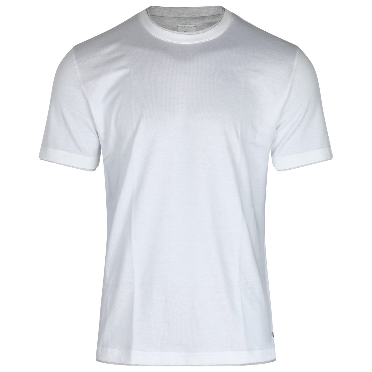 WHITE COTTON T-SHIRT