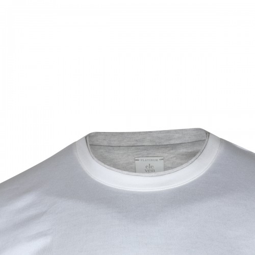 WHITE COTTON T-SHIRT