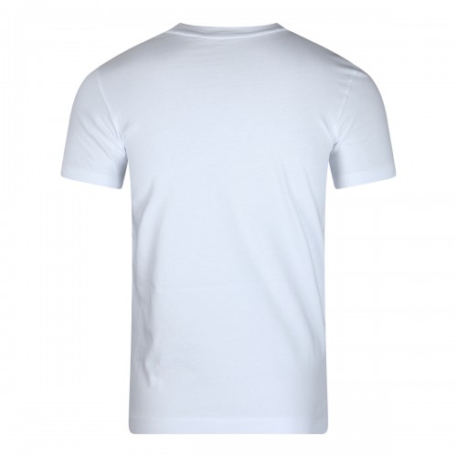 WHITE COTTON T-SHIRT