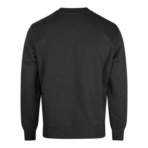 BLACK COTTON SWEATSHIRT