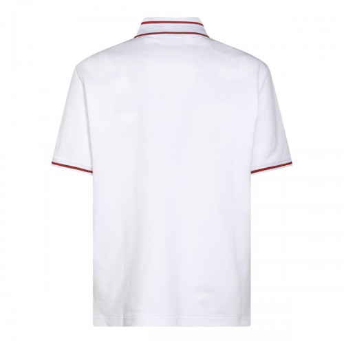 WHITE COTTON POLO SHIRT