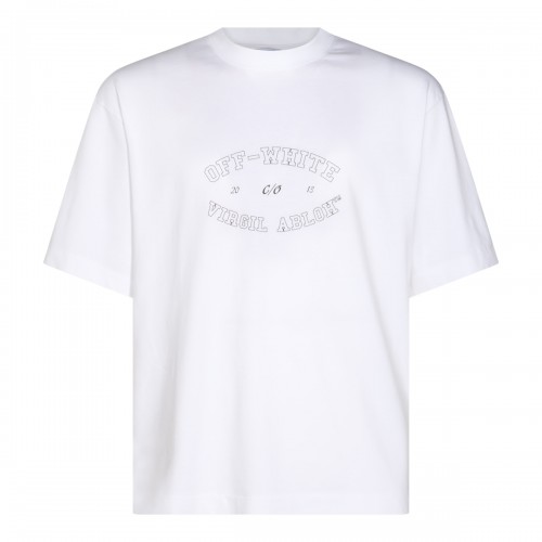 WHITE COTTON T-SHIRT