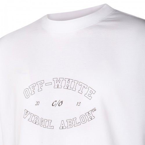 WHITE COTTON T-SHIRT