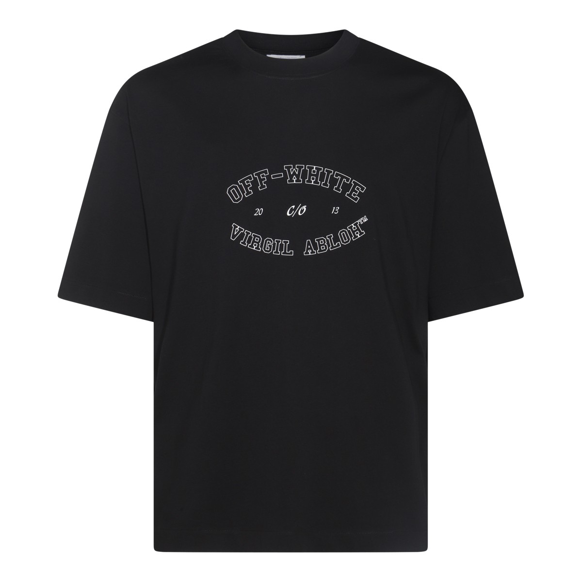 BLACK COTTON T-SHIRT