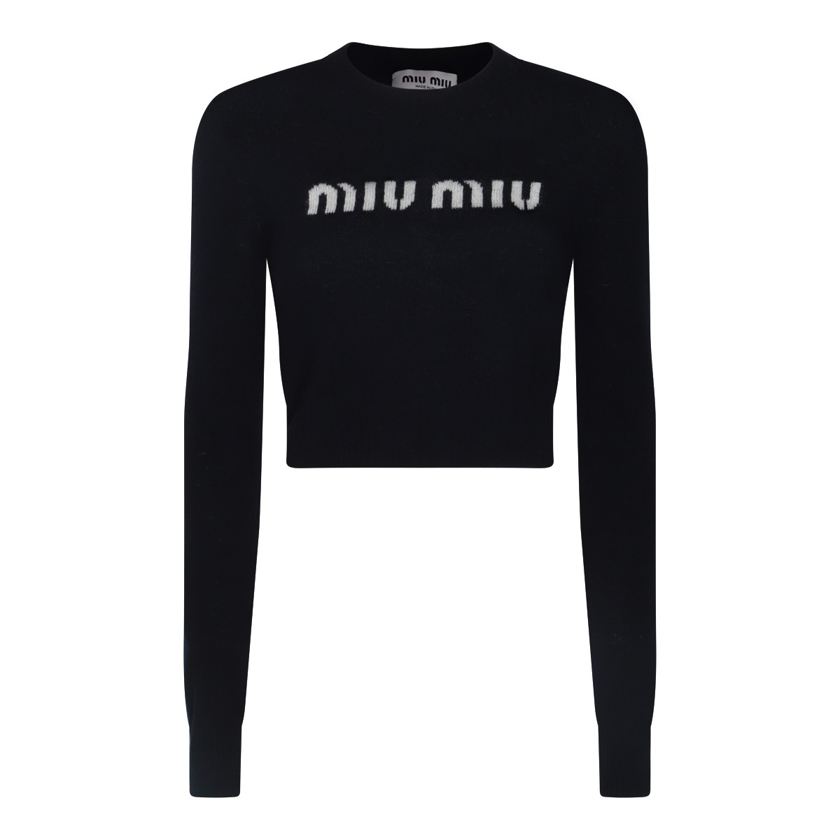 BLACK WOOL KNITWEAR