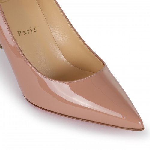 BLUSH LEATHER PUMPS