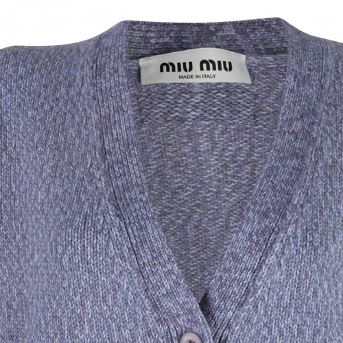 BLUE WOOL KNITWEAR