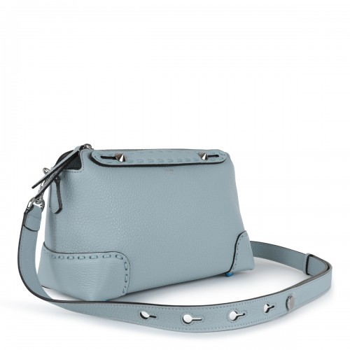 LIGHT BLUE LEATHER BY THE WAY CROSSBODY BAG