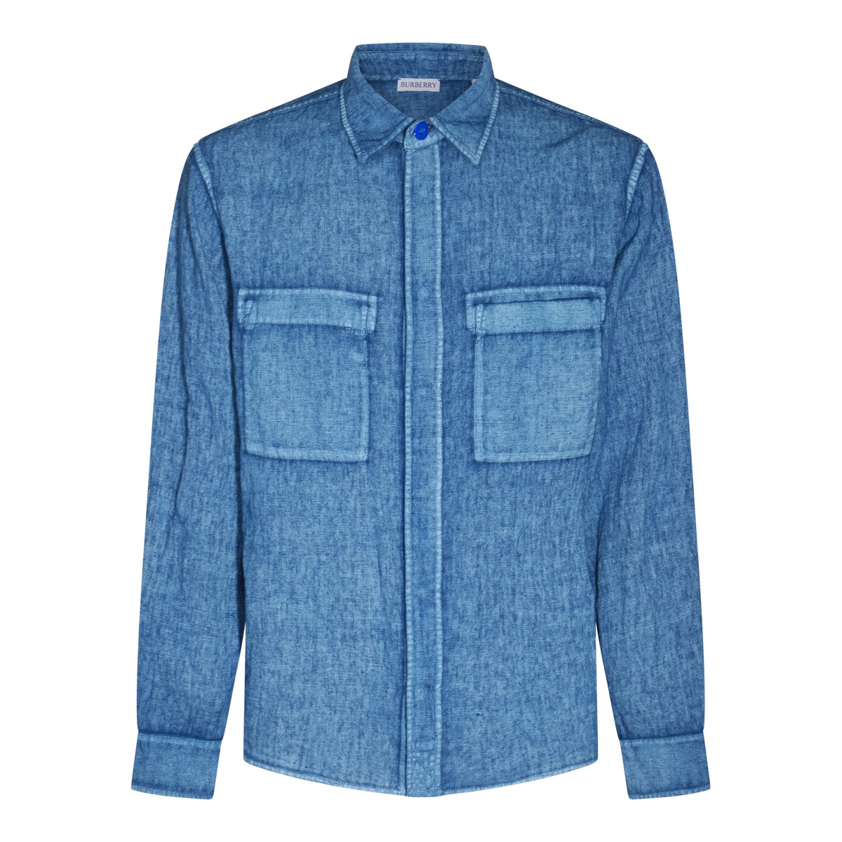 BLUE LINEN SHIRT