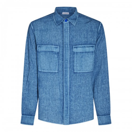 BLUE LINEN SHIRT