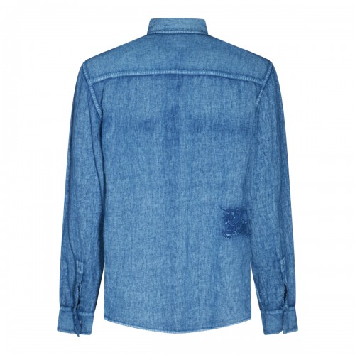 BLUE LINEN SHIRT