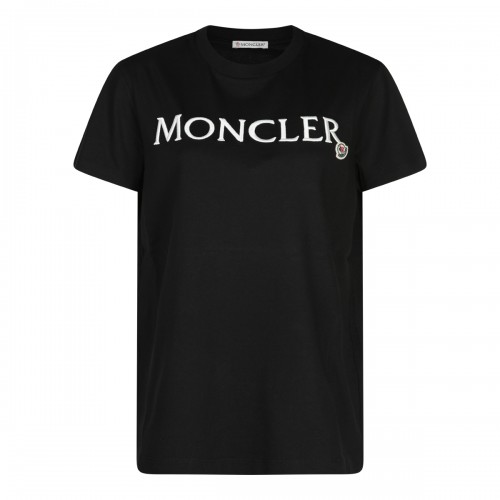 BLACK COTTON T-SHIRT