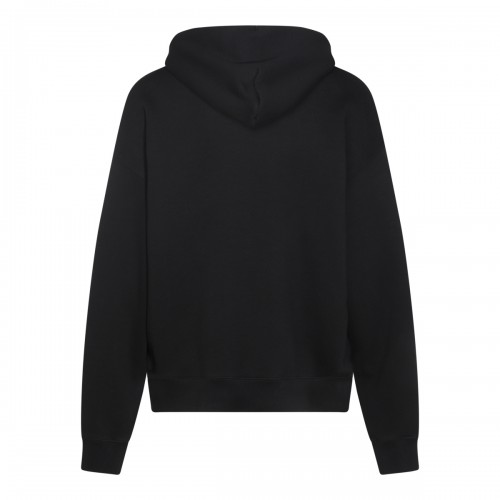 BLACK COTTON SWEATSHIRT