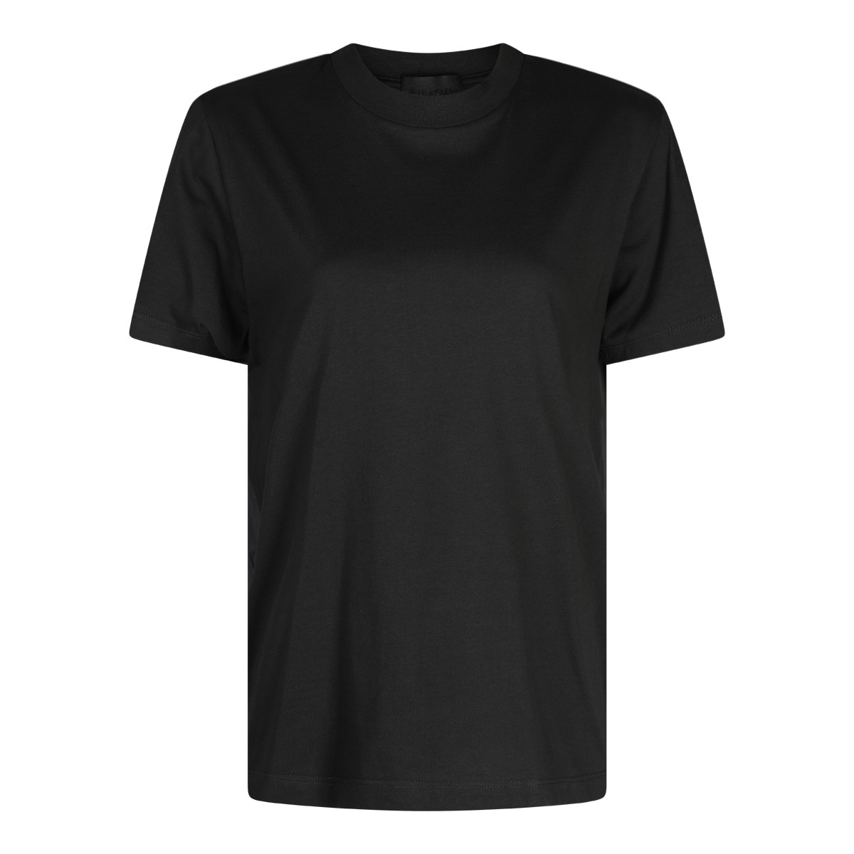 BLACK COTTON T-SHIRT