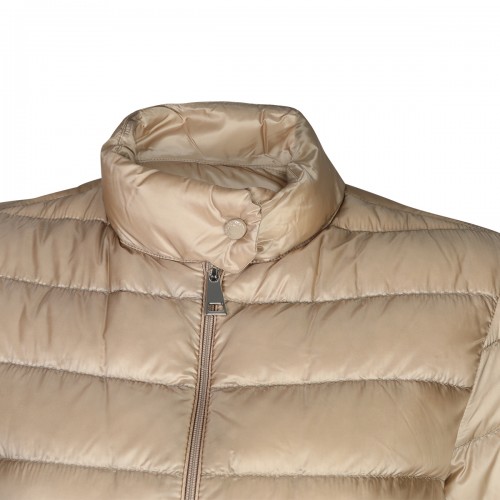 LIGHT BEIGE DOWN JACKET