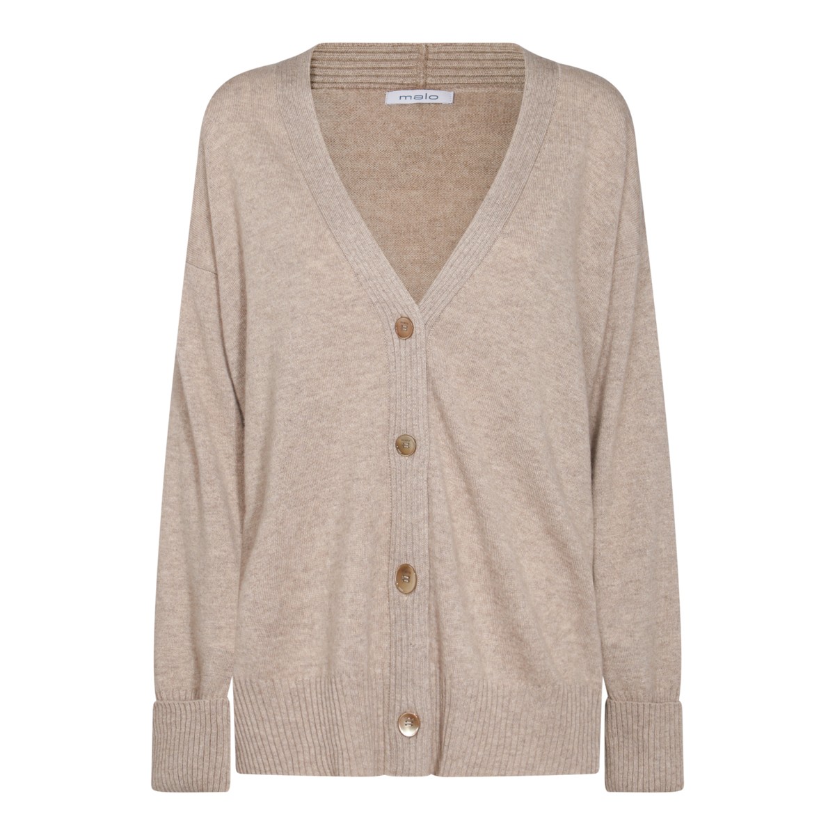 BEIGE WOOL KNITWEAR