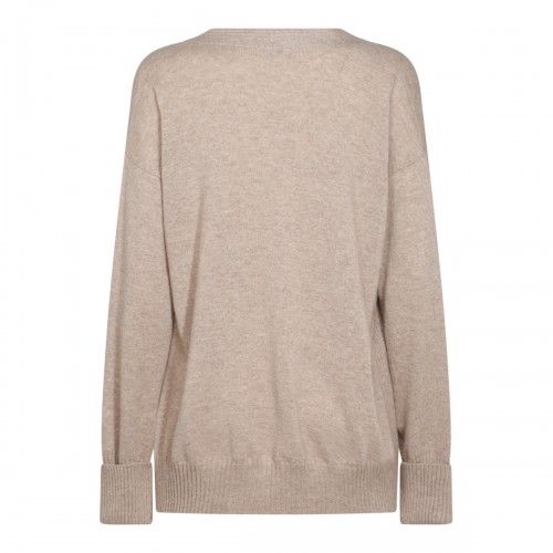 BEIGE WOOL KNITWEAR