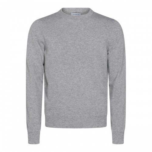 GREY WOOL KNITWEAR