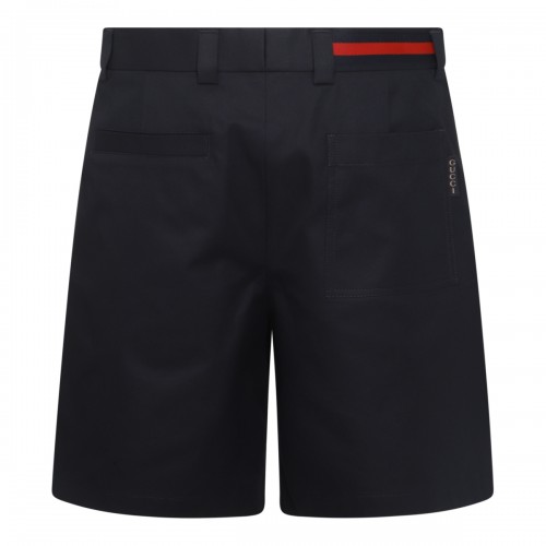 BLACK COTTON SHORTS