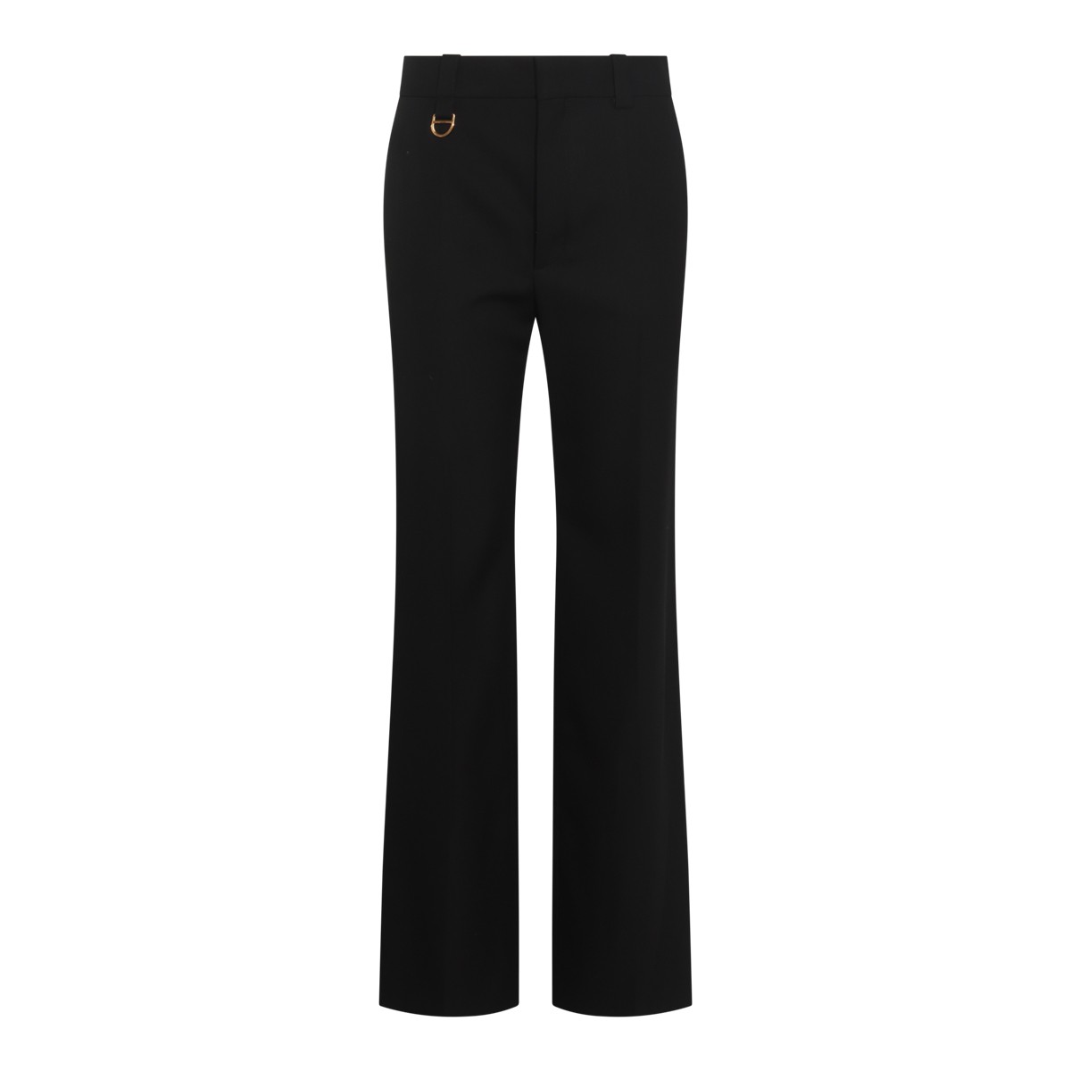 BLACK WOOL PANTS