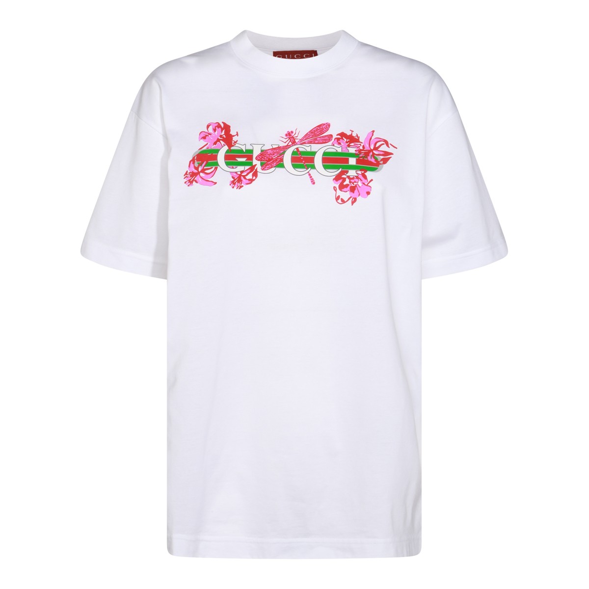 WHITE COTTON T-SHIRT