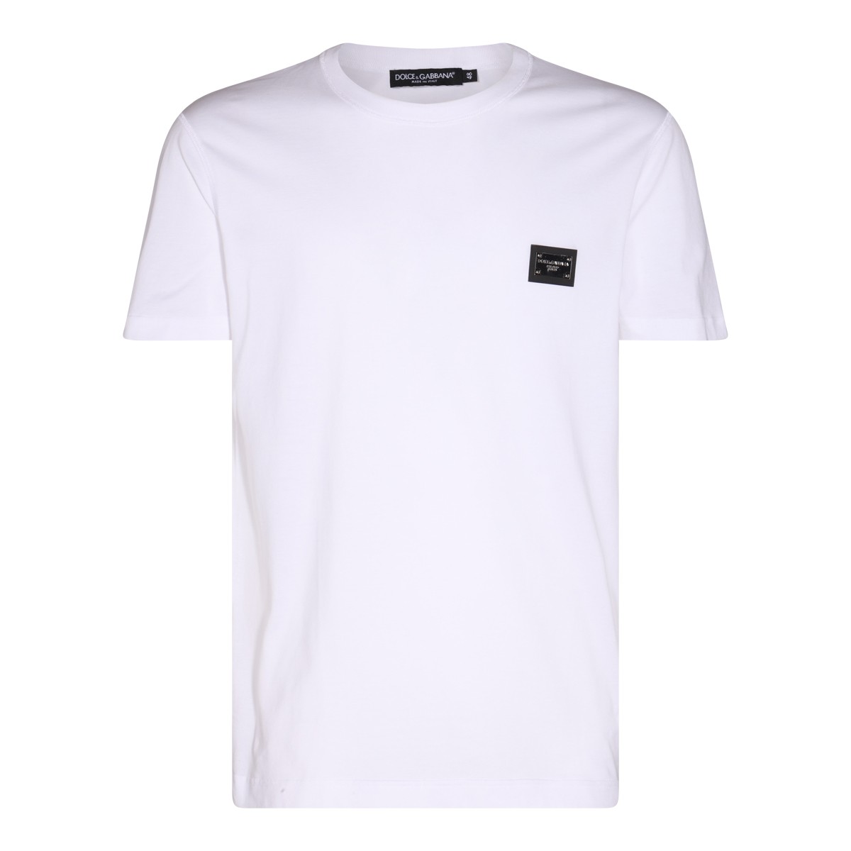 WHITE COTTON T-SHIRT