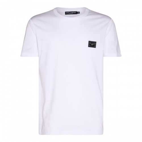 WHITE COTTON T-SHIRT