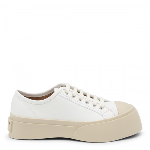 スニーカー WHITE LEATHER PABLO SNEAKERS White nappa leather Pablo lace-up sneaker | Marni