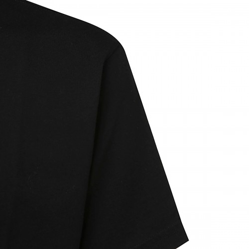 BLACK COTTON T-SHIRT