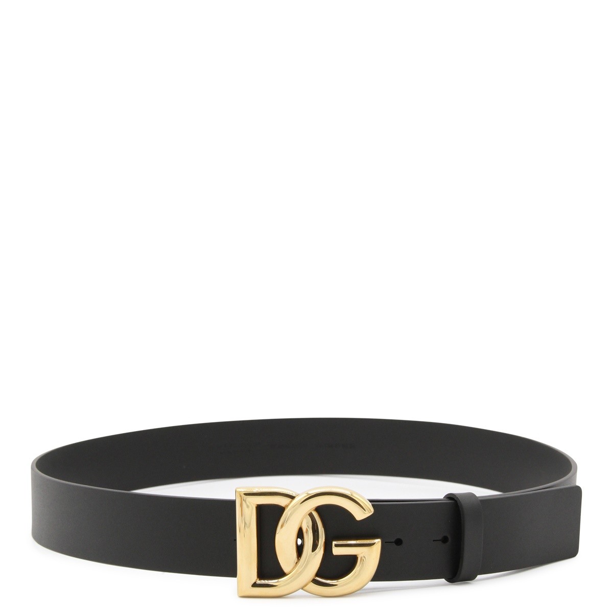 BLACK LEATHER BELT